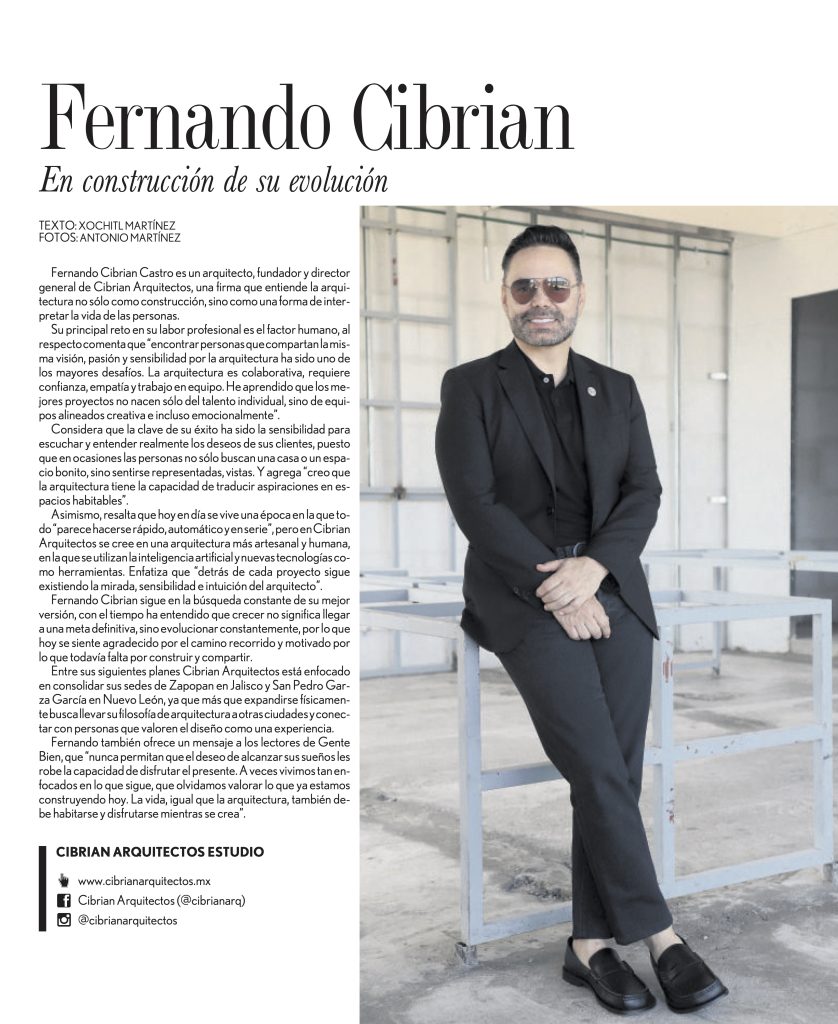 GENTE BIEN JALISCO
FERNANDO CIBRIAN